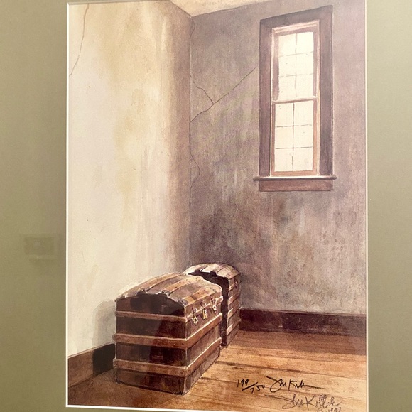 John Kollock Treaure Chest framed Pcture